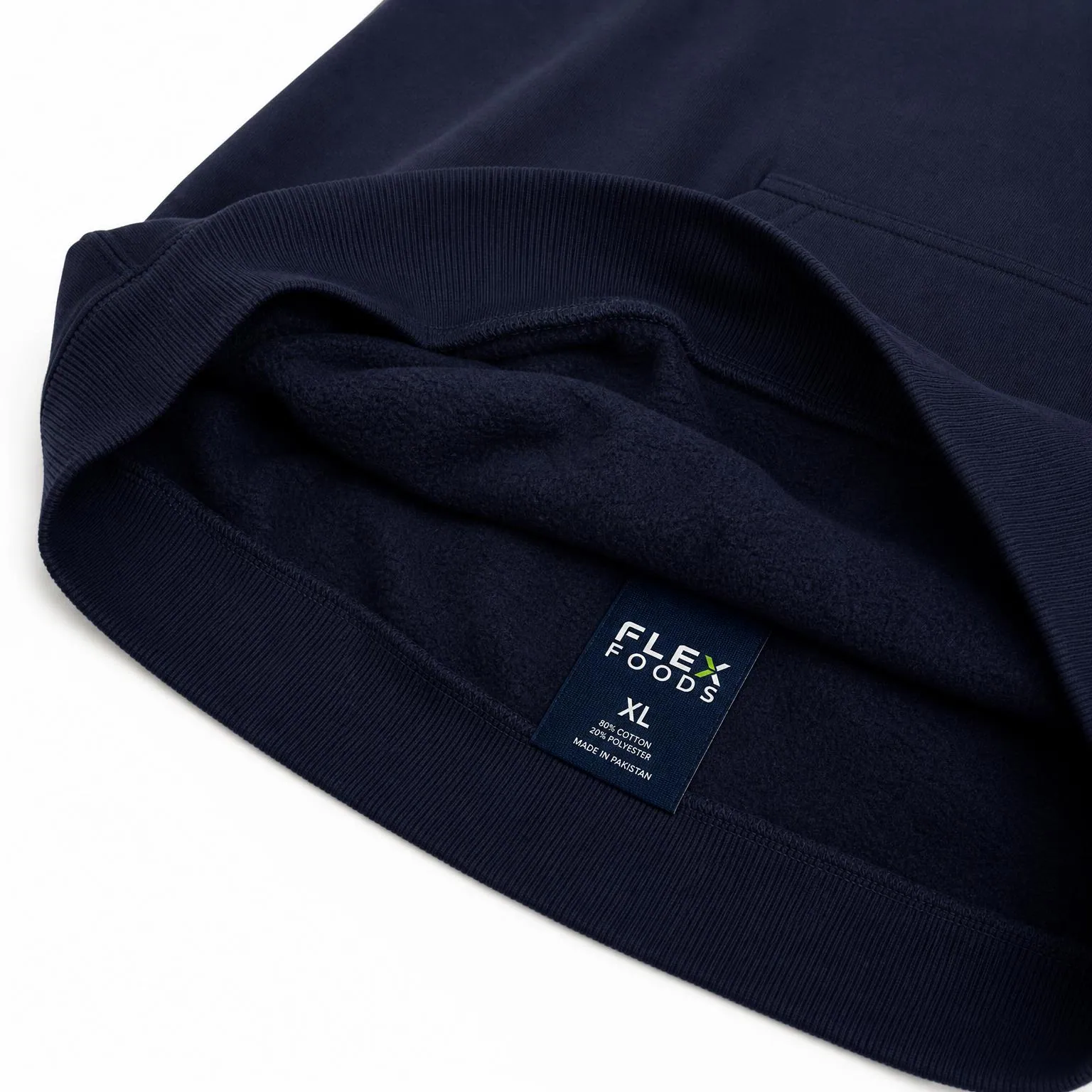 Lift Like A Girl hoodie, intérieur brossé avec étiquette Flex Foods