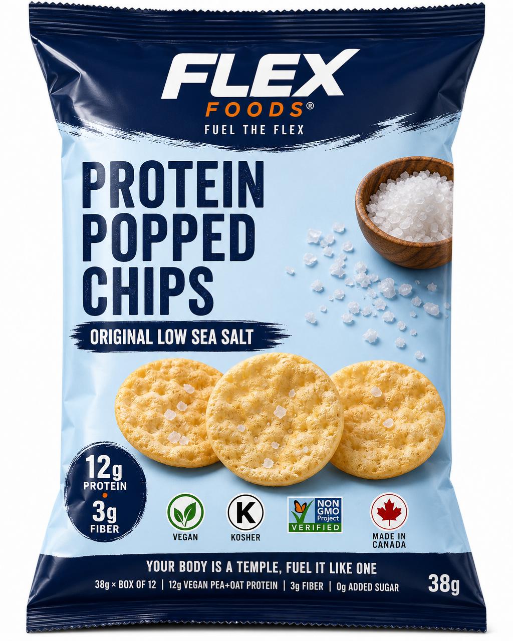 Flex Popped Chips — Original Low Sea Salt