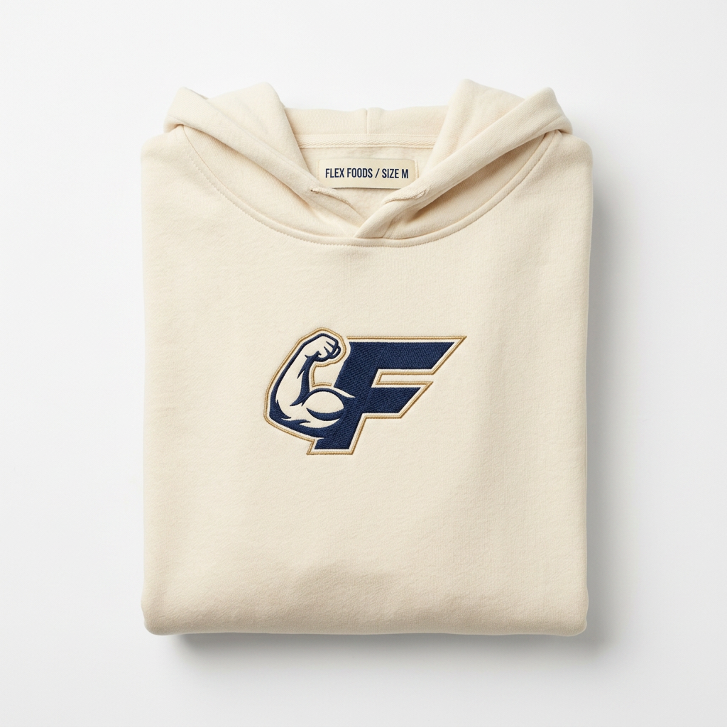 Flex Logo Embroidered Hoodie