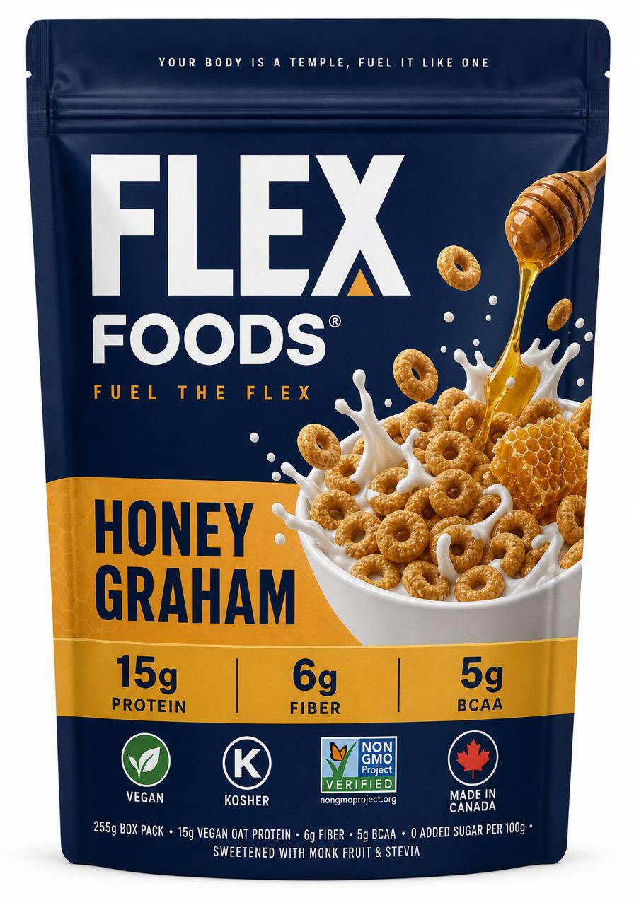 Flex Cereal — Honey Graham