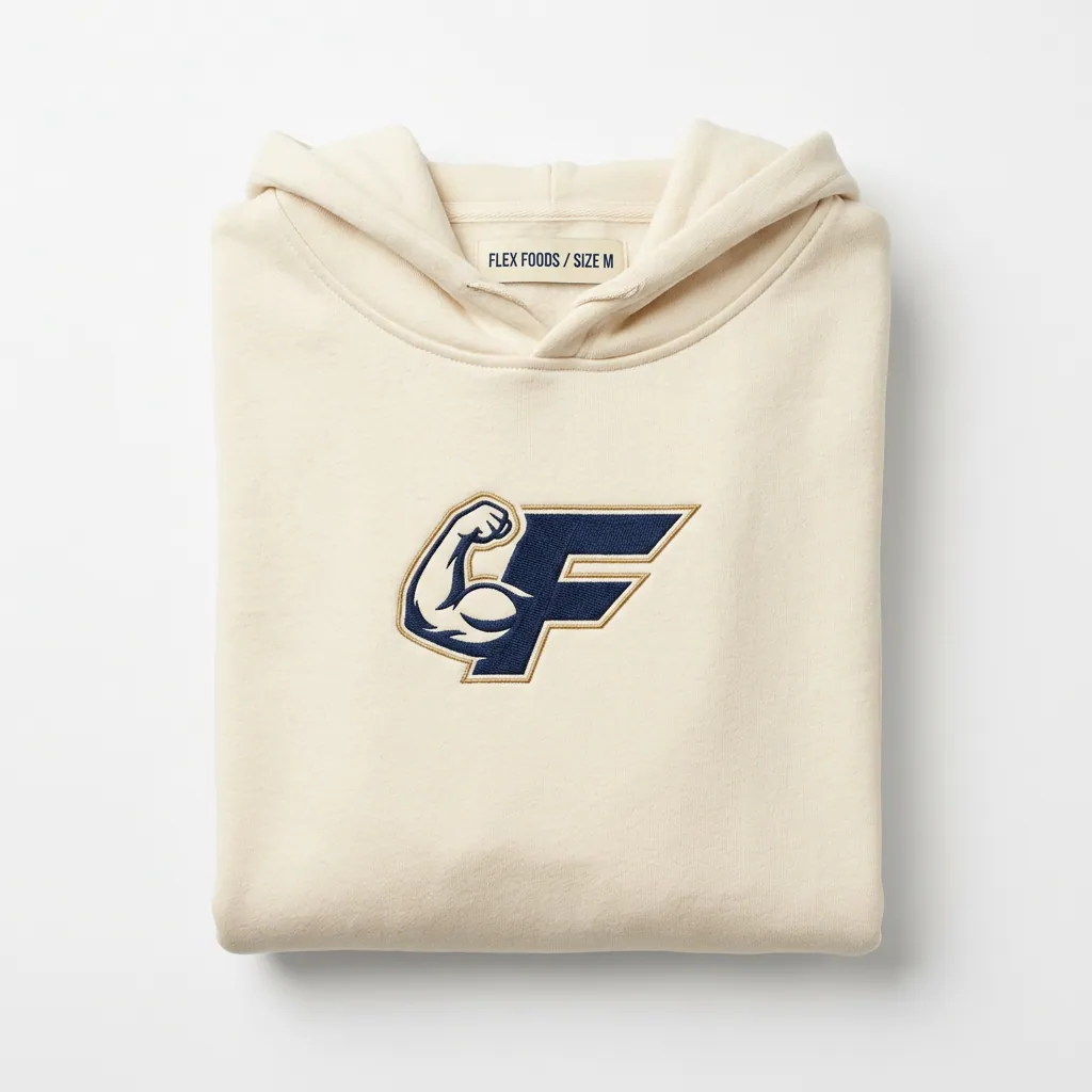 Flex Logo Embroidered Hoodie