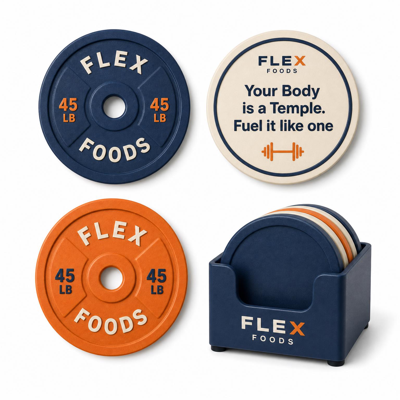 45LB Plate Coaster Set