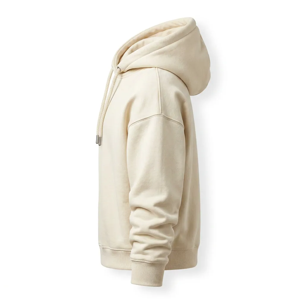 Flex Logo embroidered hoodie vue de côté